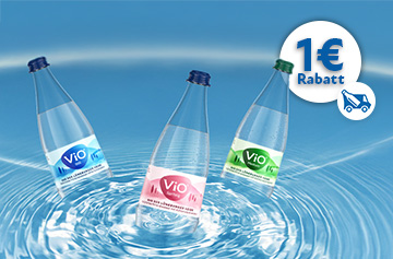 Vio Mineralwasser Rabattaktion 1 Euro - KW 18 und 19 in 2026